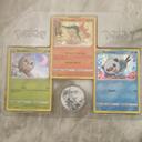 Lot de 3 holos avec jeton Arceus argenté