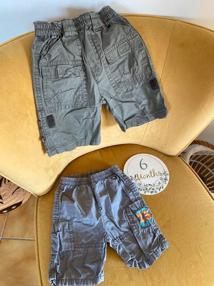 Lot de 2 shorts 6 mois - photo numéro 1