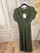 Robe longue Verte Inspee L neuve