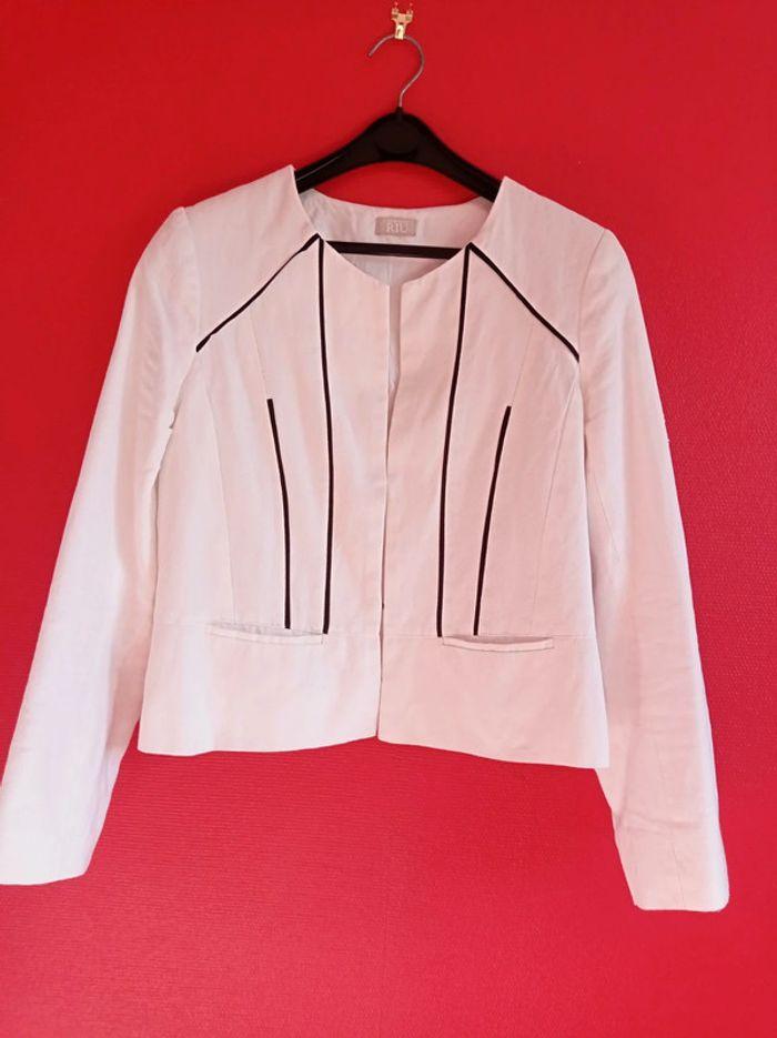 Veste jacqueline Riu blanche 38 - photo numéro 1