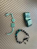 Lot bracelet bleu