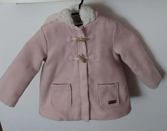 Manteau fourré à capuche - photo numéro 1