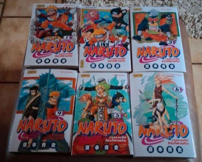 Lot des 6 premiers tome de naruto - photo numéro 1