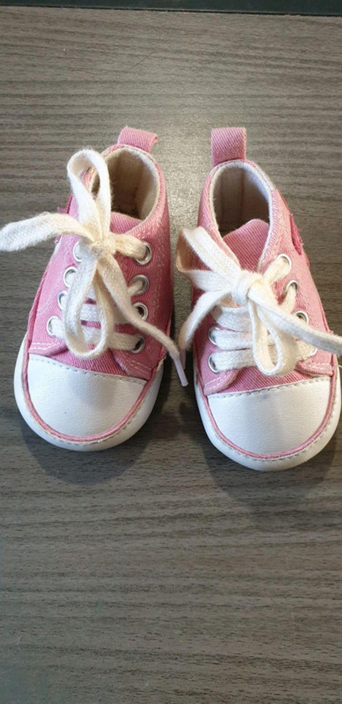 Chaussures bébé type converse - photo numéro 2