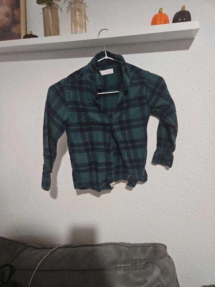 Chemise à carreaux zara kids 6 ans - photo numéro 1