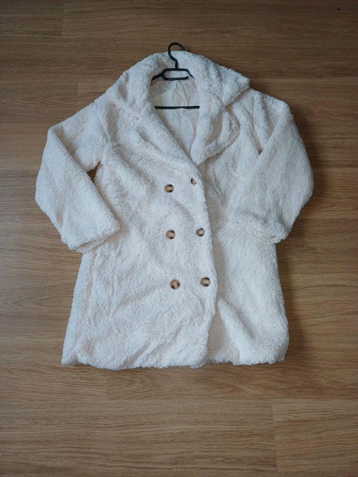 Manteau polaire blanc NEUF - photo numéro 1