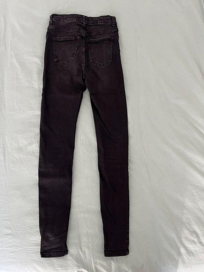 Jean skinny gris anthracite - photo numéro 4