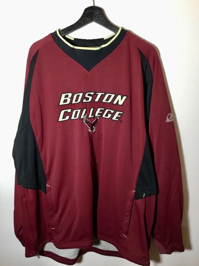 Sweat long pour homme Boston College Eagles Reebok bordeaux taille 2XL 102 - photo numéro 1