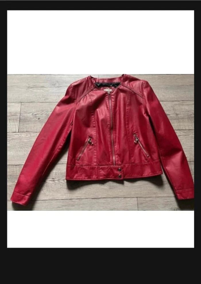 Veste cache cache rouge taille 44 - photo numéro 3