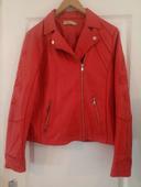 Veste imitation cuir femme