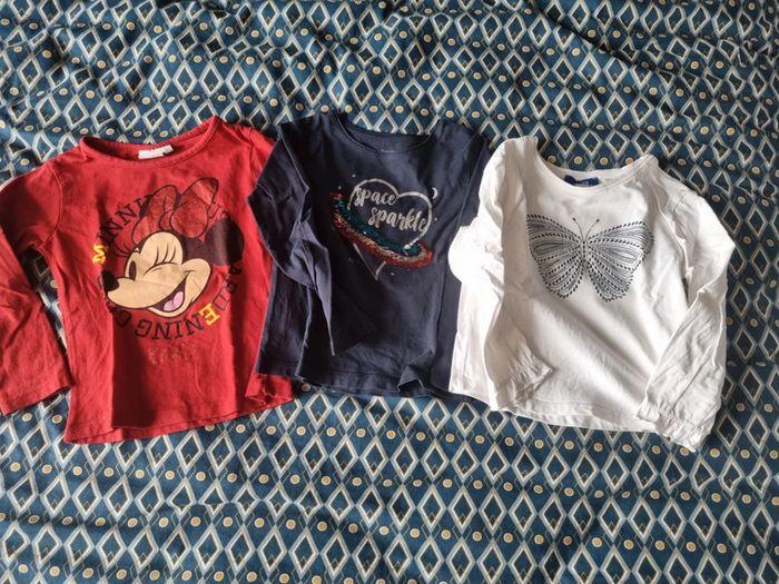 Lot t-shirt manches longues taille 3 ans - photo numéro 1