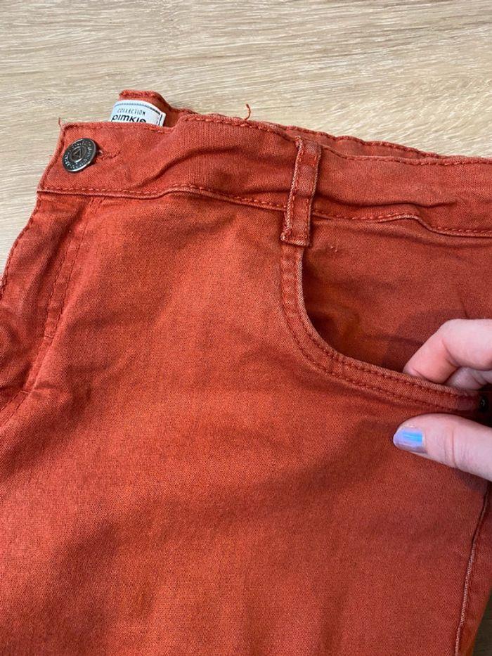 Pantalon skinny couleur rouge brique Pimkie taille 44 / 2XL - photo numéro 4