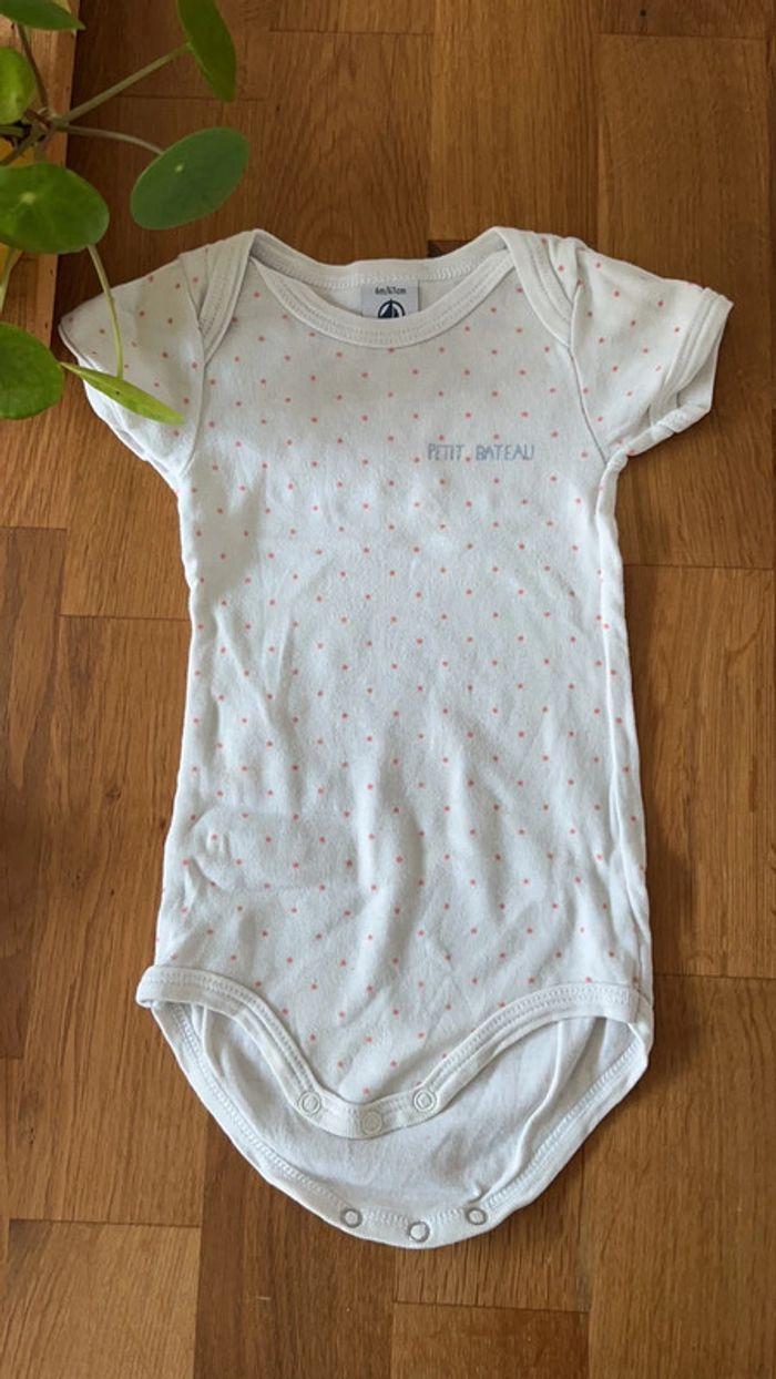 Lot de 2 bodies petit bateau - photo numéro 2