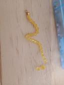 Lot perles jaune losange