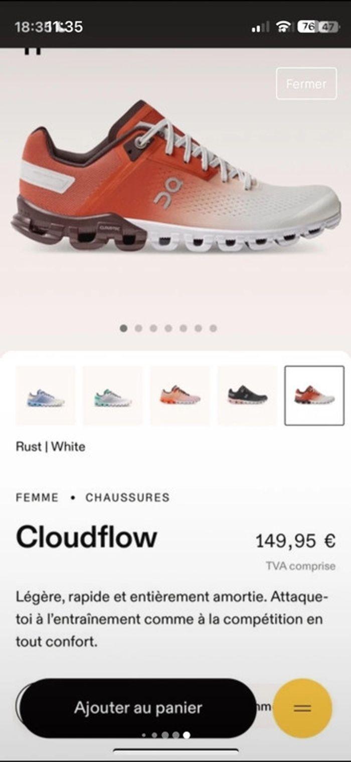 Baskets running Cloudflow 40 - photo numéro 5