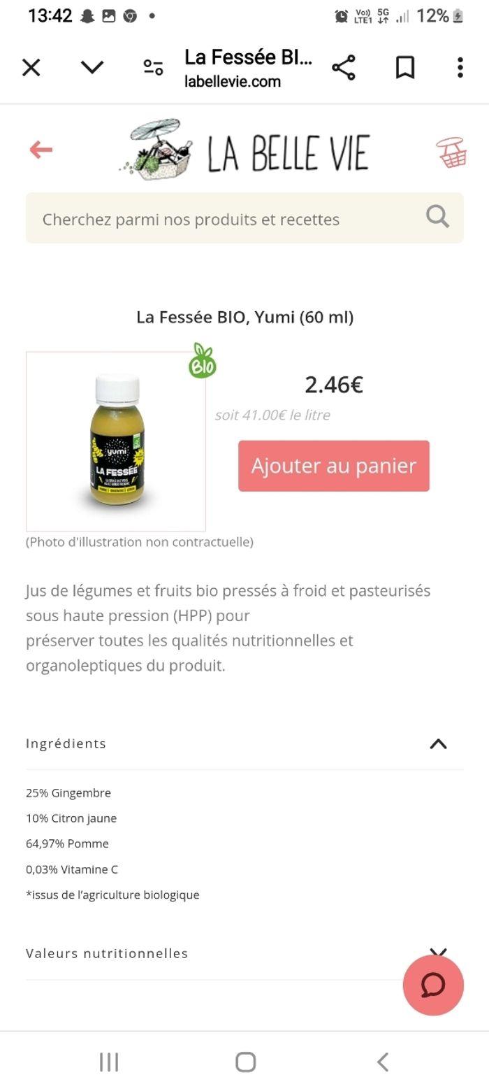 Lot de 8 shot pressé à froid goût pomme gingembre citron - photo numéro 6