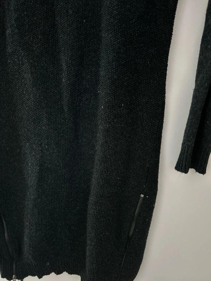 Robe pull gris foncé - photo numéro 2