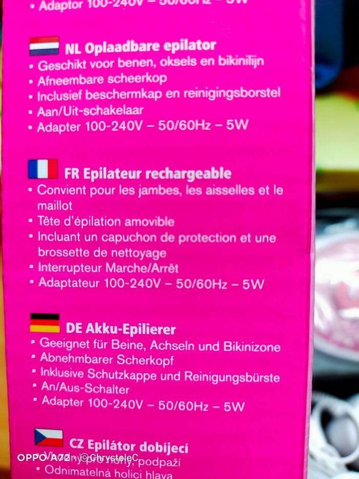 Épilateur rechargeable - photo numéro 3