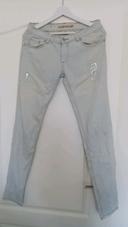 Jeans slim effet delaver