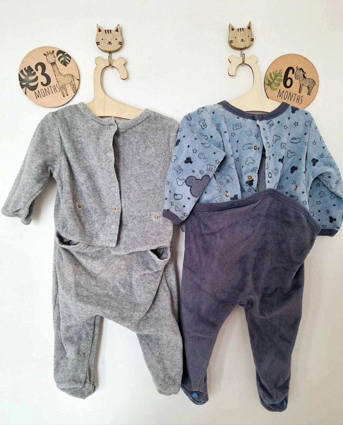 Lot de 2 pyjamas chauds Mickey - photo numéro 2