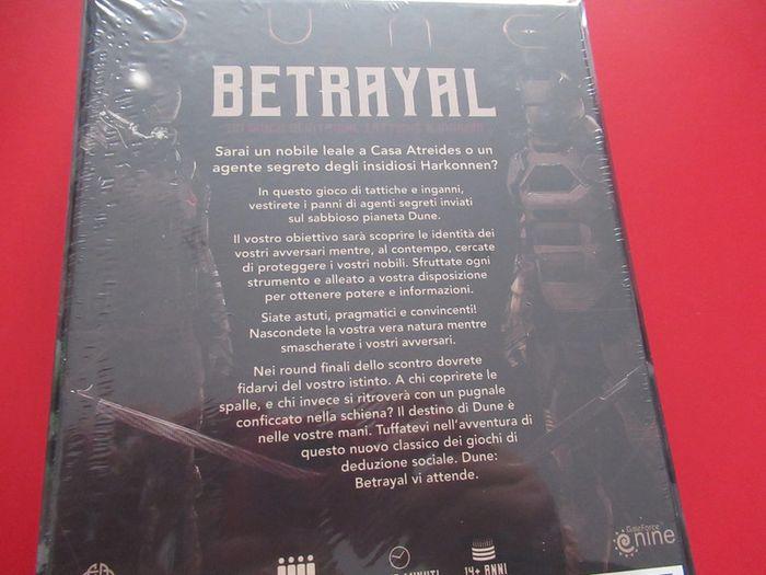 Dune Jeu de Plateau Betrayal Italiano Edizione - photo numéro 3