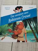 Livre Hachette une aventure avec Robinson Crusoé