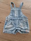 Salopette short 12 mois