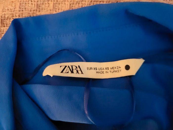 chemise Zara bleu taille XS - photo numéro 3