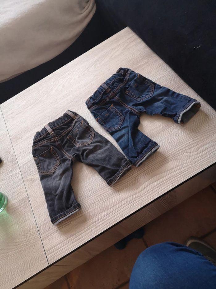 Lot de 2 jeans taille 3mois - photo numéro 4