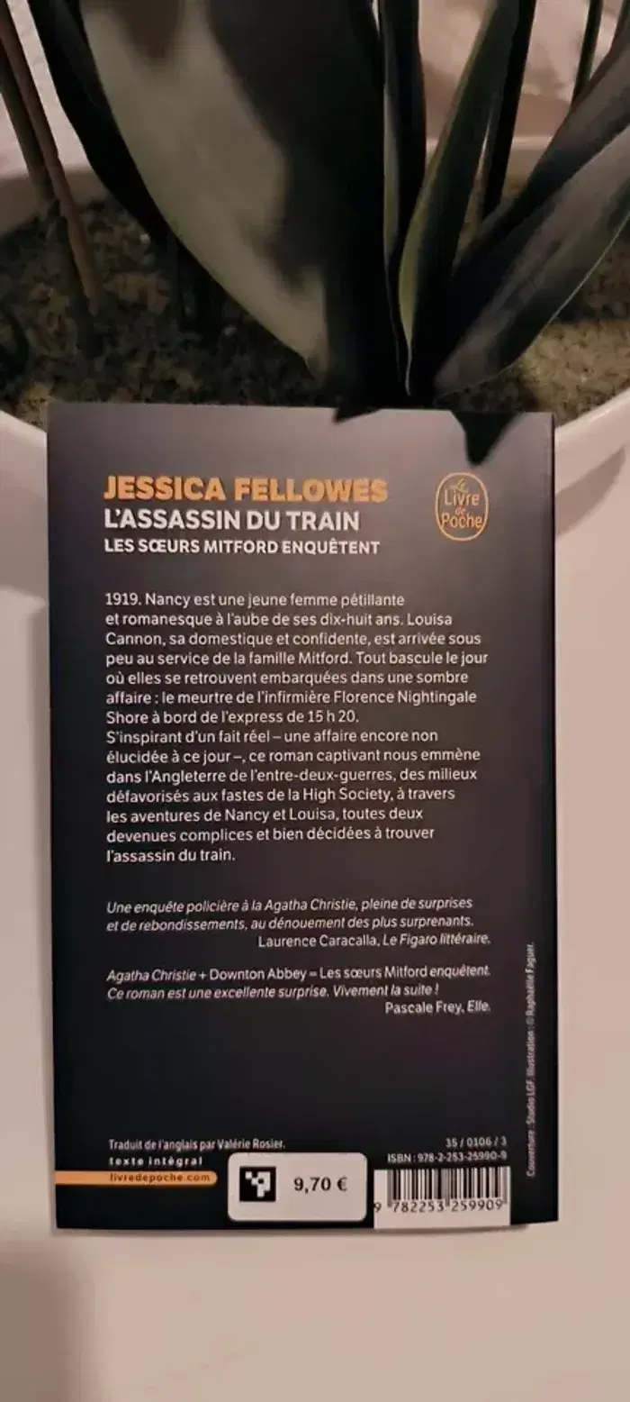 livre L'assassin Du Train Fellowes Jessica comme neuf - photo numéro 2