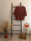 Blouse 3/4 rouille