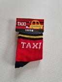 17/18 chaussettes rouge et noir taxi drive