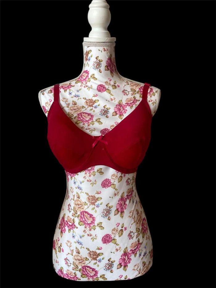 soutien gorge Rodier rouge - photo numéro 1