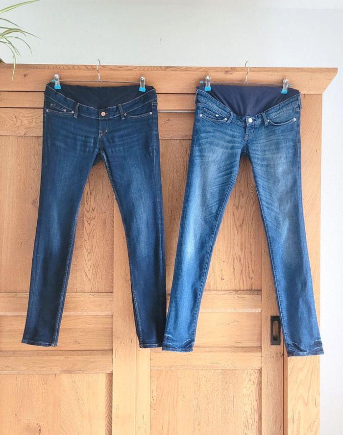 Lot de 2 jeans H&M maternité taille 36 - photo numéro 2