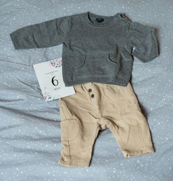 Ensemble pull et pantalon (6M) - photo numéro 1