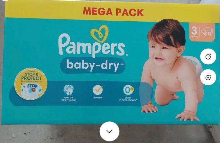 Pampers baby dry taille 3