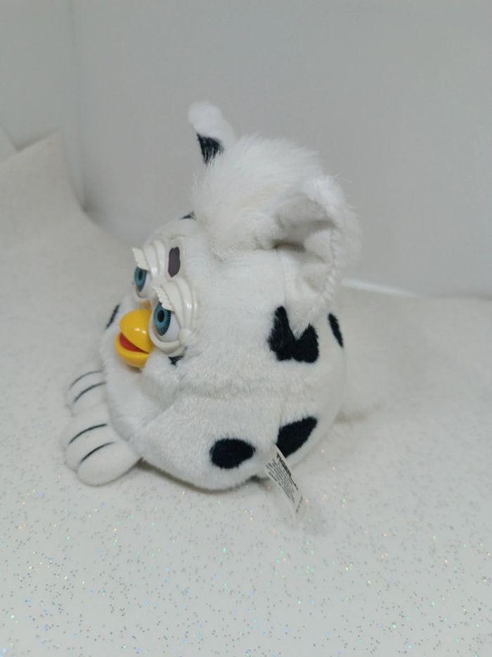 1999 tiger blanc white petite small peluche plush Furby buddy dalmatien dalmatian tâche tacheté - photo numéro 2