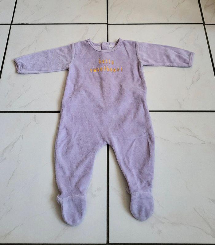 Lot 2 pyjamas une pièce bébé fille - photo numéro 2