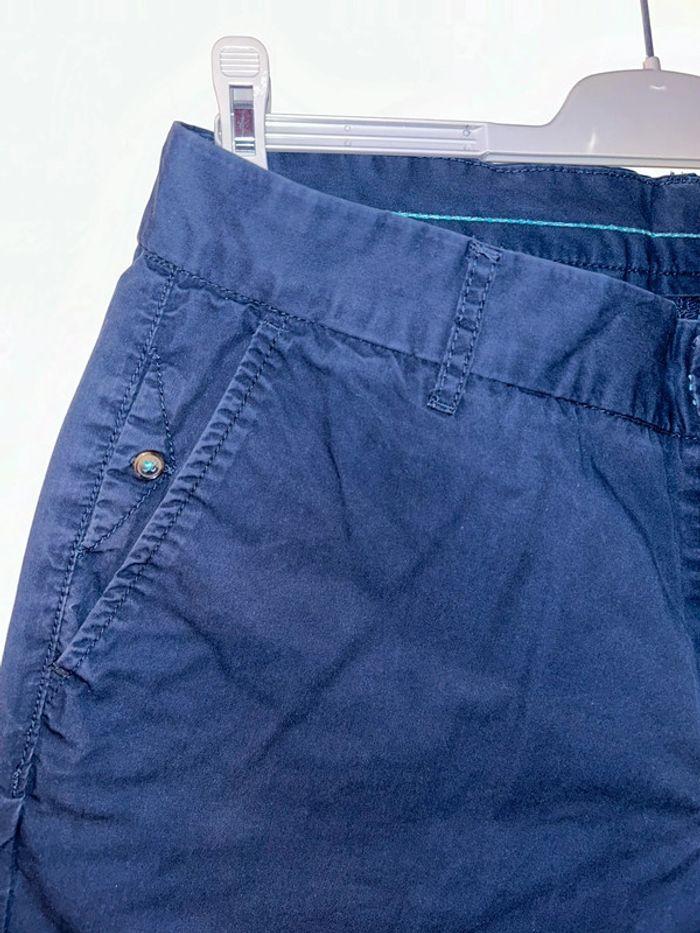 Bermuda chino bleu uni - photo numéro 2