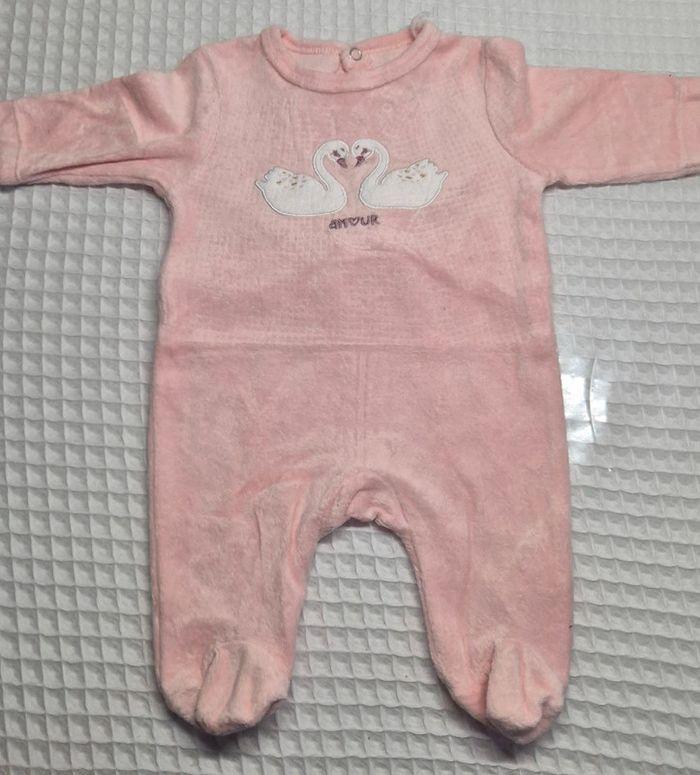 Pyjama bébé fille 50 cm - photo numéro 1