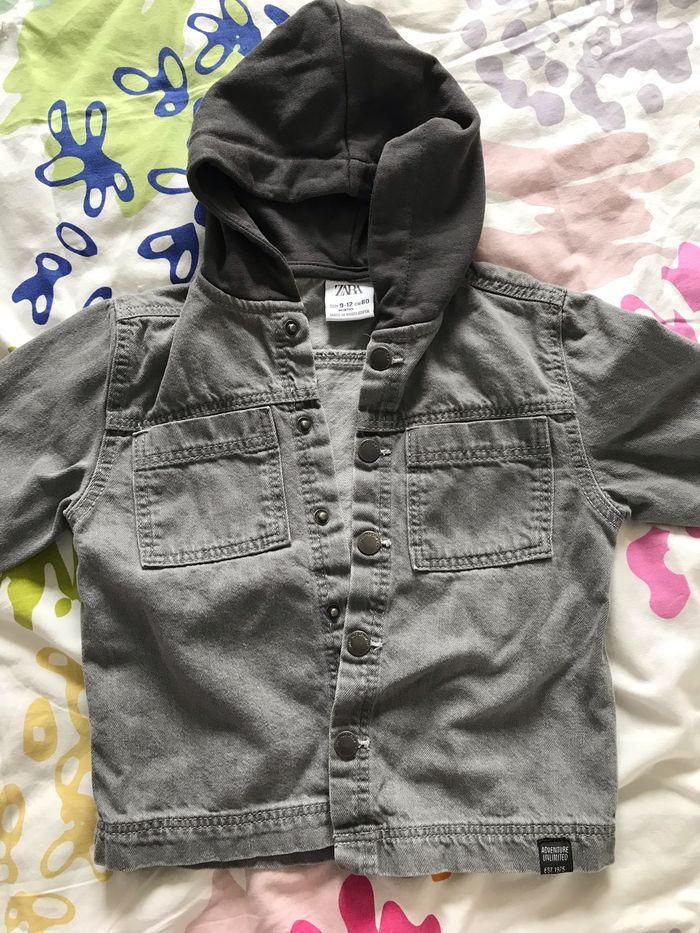 Ensemble Jean skinny stretch Zara et veste légère  à capuche Zara  12/18 mois - photo numéro 5