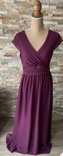 Robe longue prune taille L