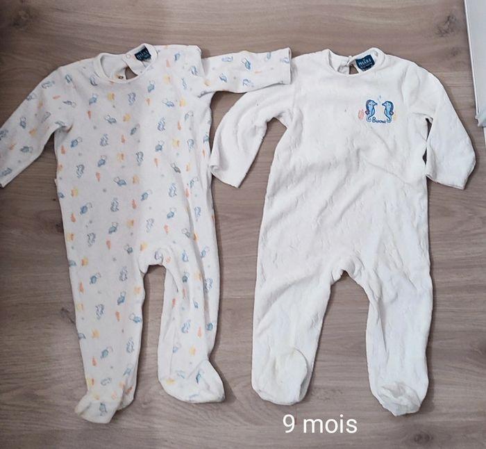 Lot pyjama 9 mois - photo numéro 1