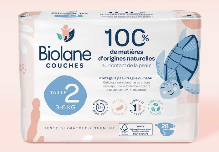 Couche Biolane - taille 2