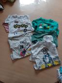 Lot t-shirts ML 9 mois