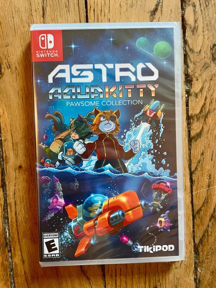 Astro Aqua Kitty: Pawesome Collection, Jeu Nintendo Switch NEUF sous blister Limited Run - photo numéro 1