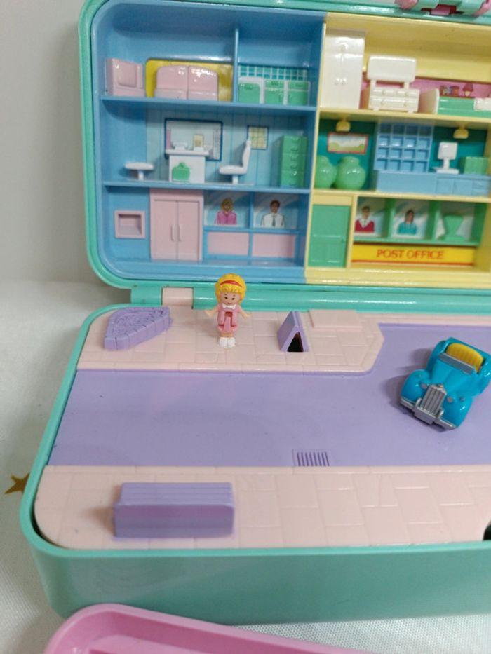 Box street high Polly pocket bluebird tirelire monnaie monnayeur money trinket banque postale office - photo numéro 3