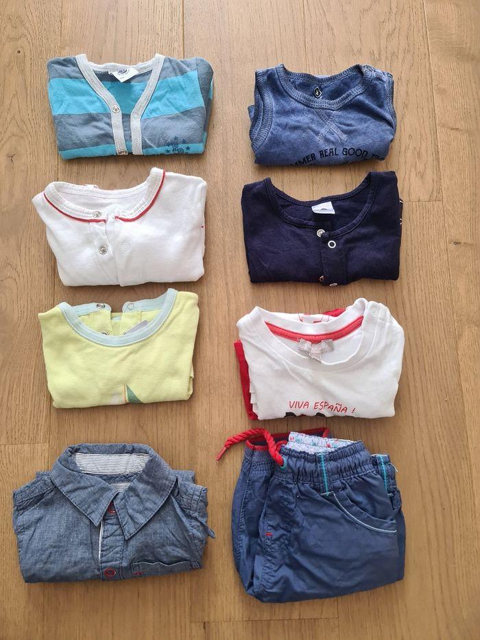 Lot de vêtements d'été, bébé 6 mois.  Petit bateau / z grain de blé - photo numéro 10