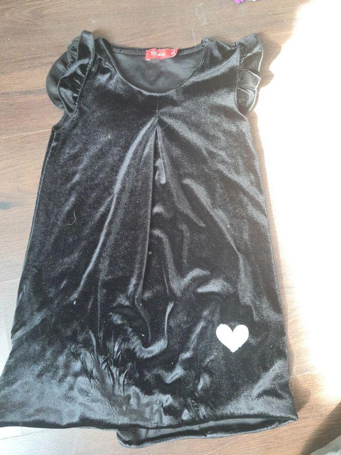 Robe noir velours