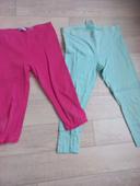 Lot leggings fille